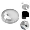 ARTIBETTER Desktop Speaker Holder Bracket for Compact Cord Organizer Slot Practical Tabletop Speaker Stand White view 3