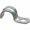 371 3/4" 1-Hole Heavy-Duty EMT Steel Strap, Silver
