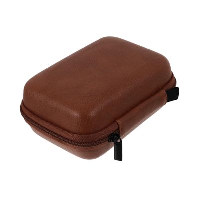 BRIGHTFUFU Pu Storage Pouch for Earphones Durable Multipurpose Bag with Capacity Lightweight Design for Travel and Daily Use