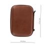 BRIGHTFUFU Pu Storage Pouch for Earphones Durable Multipurpose Bag with Capacity Lightweight Design for Travel and Daily Use view 2