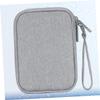 CAXUSD Data Cable Organizer Pouch for Earphones and Chargers Durable Travel Accessory Holder for Electronics Compact Single-layer Design for Home and Business Trips view 2