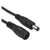 5.5mm 2.1mm Jack Power Extension Cord 1-10m Copper Wires 5V 12V DC Connector Cable Fit for LED Strip Solar Panel CCTV Camera Router(22AWG White,1M_10 PCS) view 3