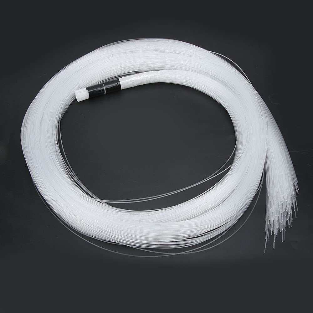 12V PMMA Plastic End Fiber Optic Cable for Star Ceiling All Kind Led Light Engine Driver Source (300pcs*0.75 * 2m)