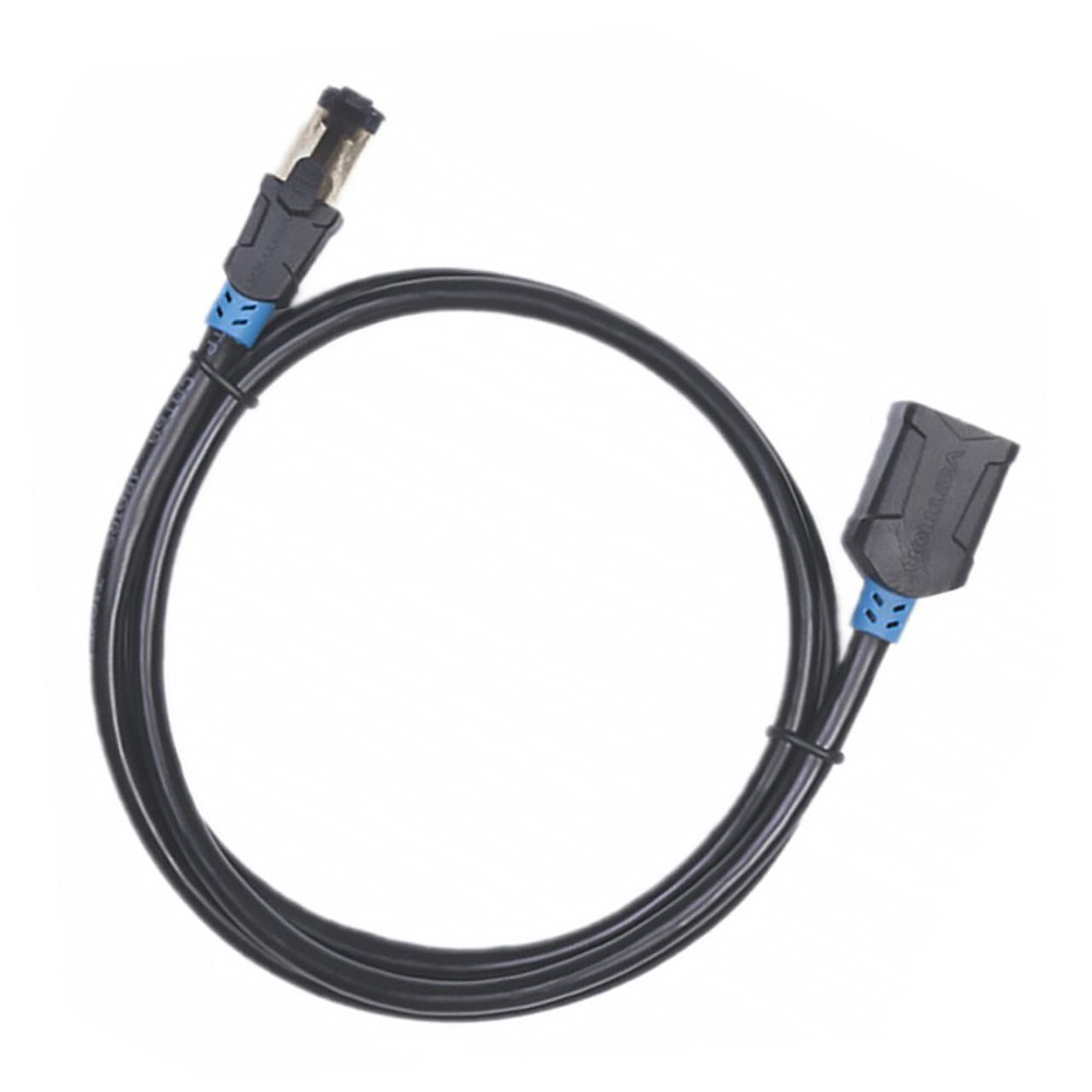 0.5m Gigabit Ethernet Cable Extender Patch Cable Flat Network Extension Cord Wire Foil Shielded Computer Accessory