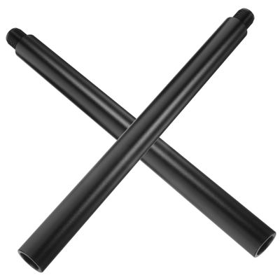 CORHAD 2pcs Subwoofer Pole Mount with Thread Extended Metal Tube for Secure Speaker Installation Speaker Mount for Height