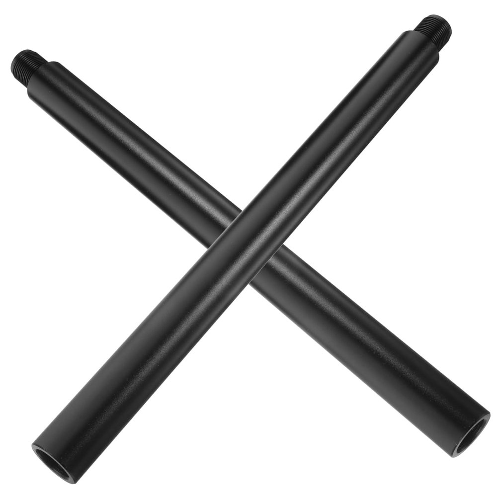 CORHAD 2pcs Subwoofer Pole Mount with Thread Extended Metal Tube for Secure Speaker Installation Speaker Mount for Height