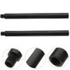 CORHAD 2pcs Subwoofer Pole Mount with Thread Extended Metal Tube for Secure Speaker Installation Speaker Mount for Height view 2
