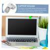 DOITOOL 2pcs Foldable Laptop Riser Stand Height Ergonomic Notebook Holder for Desk Lightweight Laptop Stand for Use view 2