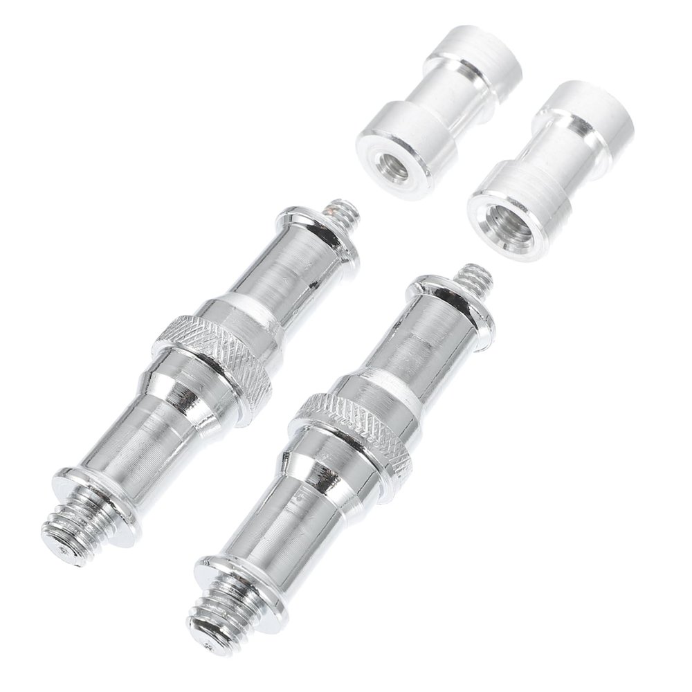 jojofuny 2sets Screw Nut Adapter for Light Stand and Camera Accessories Easy to Install Hot Shoe Adapter for Flashlight and Tripods