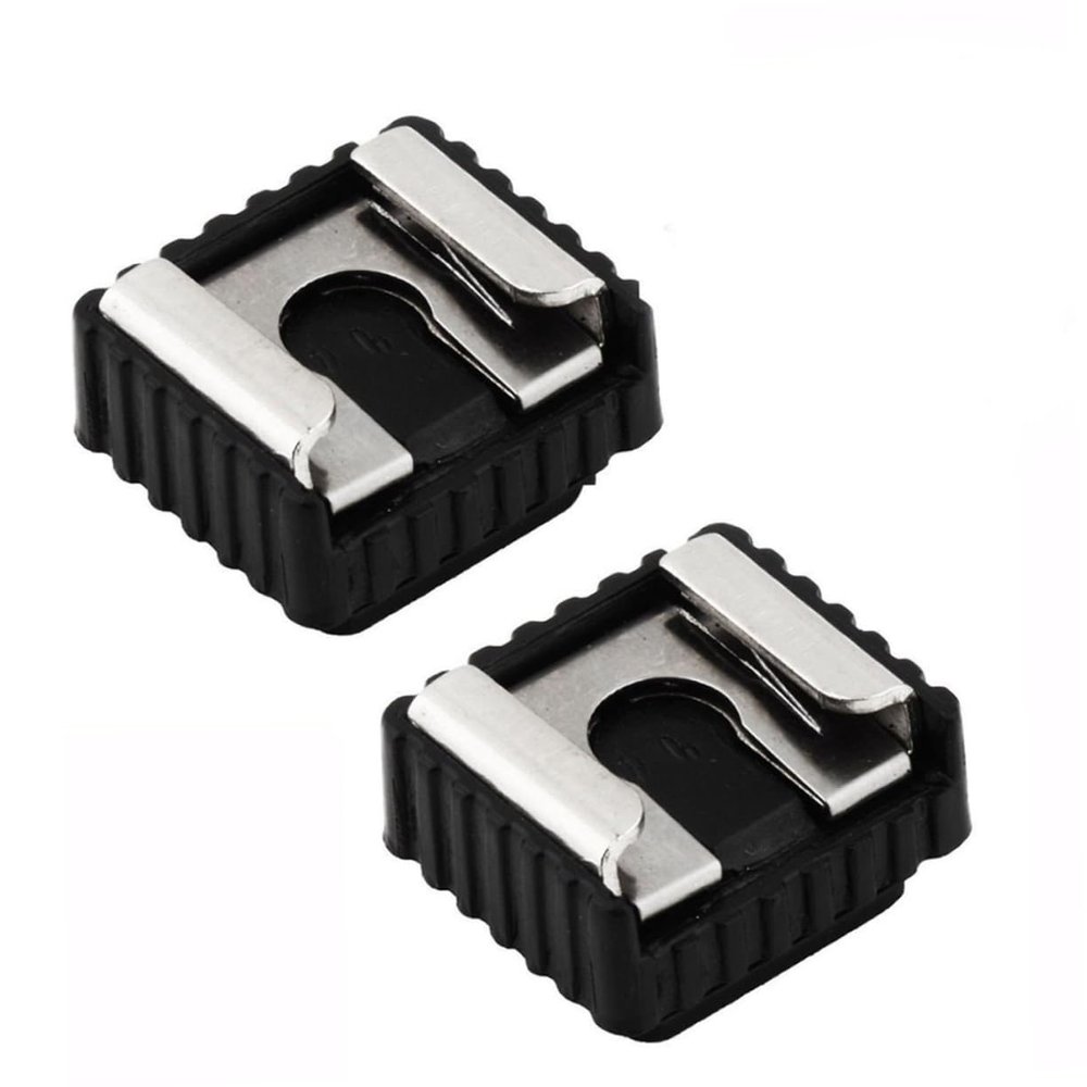 GAROZATION 4pcs Flash Hot Shoe Adapter Socket Fittings for Camera Mount Rustproof and Portable Lamp Adapter