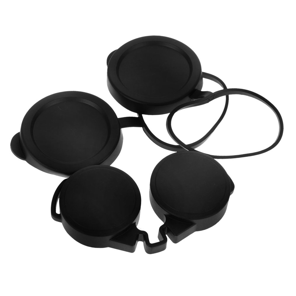 GARVALON 3pcs Telescope Accessories Scope Flip up Covers Protective Lens Covers for Binoculars Compact Binocular Protection Lens Cap