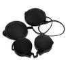 GARVALON 3pcs Telescope Accessories Scope Flip up Covers Protective Lens Covers for Binoculars Compact Binocular Protection Lens Cap view 1