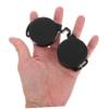 GARVALON 3pcs Telescope Accessories Scope Flip up Covers Protective Lens Covers for Binoculars Compact Binocular Protection Lens Cap view 3