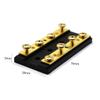 60a Double Row Bus Bar Power Distribution Block Rv Power Distribution Fuse Block Boat Socket view 2