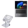 BoxWave Stand and Mount Compatible with Lenovo ThinkPad X9 15 Aura Edition Intel (15 in) - Executive VersaView Laptop Stand, Ergonomic Adjustable Viewing Angle Metallic Riser - Metallic Silver view 1