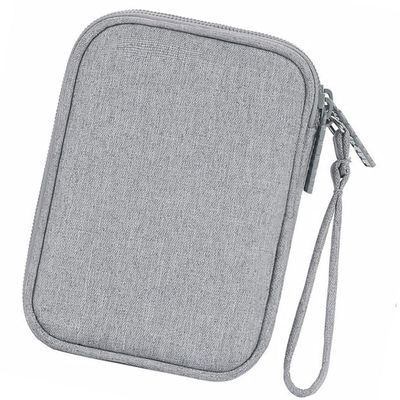 Angoily Dual-layer Data Cable Headphone Storage Bag Travel Cable Organizer for Chargers Earphone Holder Tech Bag Organizer for Home Vacation Business