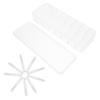 BRIGHTFUFU Data Cable Storage Box Organize Usb Phone Chargers Headphones Cord Case Cord Concealer Box Desk Cable Organizer view 1