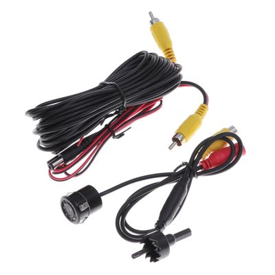 Angoily 170degree Car Rear View Camera Led Night Mini for Easy Installation for Reversing and Parking Assistance Black