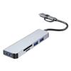 OSALADI USB Hub Expander USB Connector Card Reader Portable for Laptop Computer and Peripheral Devices view 1