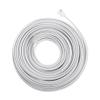 jojofuny White Telephone Extension Cord 20ft Rj11 Wire Phone Wire for Phone/fax/Modem view 1