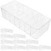 Angoily Cable Storage Box Cover Electronics Organizer for Cables and Accessories Features Multiple Compartments for Neat Arrangement for Desktop and Use view 1