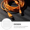 Angoily Cable Storage Box Cover Electronics Organizer for Cables and Accessories Features Multiple Compartments for Neat Arrangement for Desktop and Use view 3