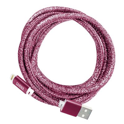 Sarina MFi Certified iPhone USB to Lightning Cable  Lightning & Type-C iPhone Charger Cord with 4FT, 6FT, 10FT Lengths - Compatible with All iPhone, iPad Models - Available in Multiple Style & Colors