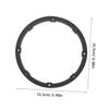 SEWOART 8pcs Car Audio Speaker Adapter Rings for Car Stereo Solid Spacer Rings for Front Rear Door Speakers Sound Isolation Easy Install Plastic view 2