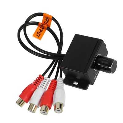 Mobestech Volume Adjuster for Car Audio Amp Bass Knob Remote Volume Controller Distribution Block