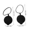 JOINPAYA 3pcs Binoculars Lens Cover Rubber Eyepiece Guard for Objective Lens Caps for Binocular Accessories Fit for Models view 2