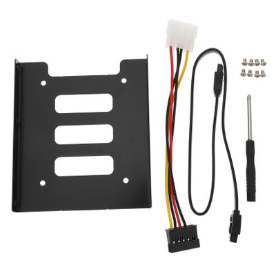 CIYODO Internal Drive Bay Converter 2.5-inch to 3.5-inch Ssd Mount Bracket Cable Pc Accessory