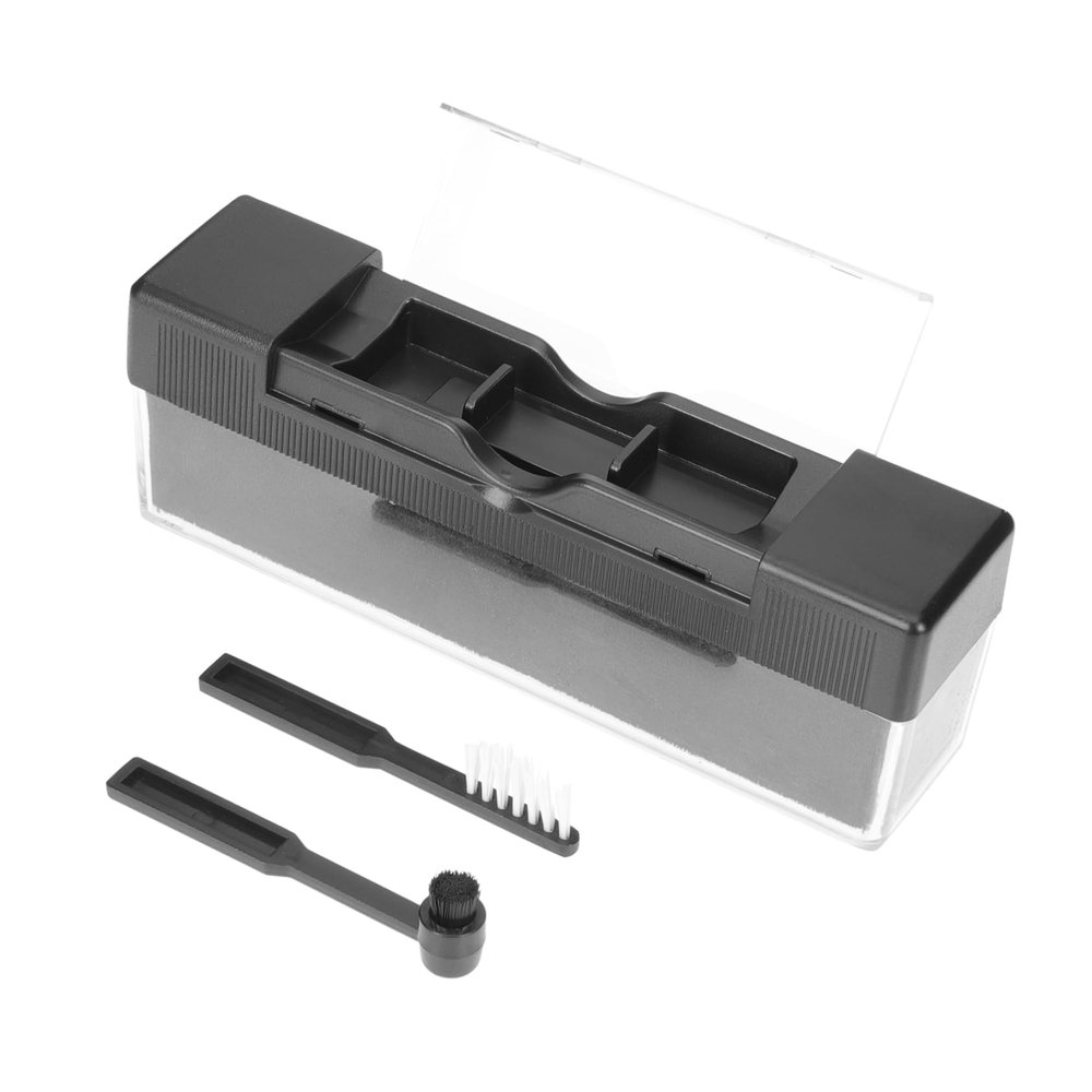 FELTECHELECTR 1set Vinyl Record Cleaning Brush -Static Tool for Turntable Maintenance Portable Dust Removal Brush for Records Safe and Phono Cleaning