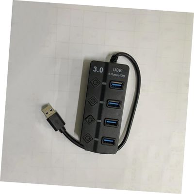 KONTONTY Ports USB Hub Independent USB Device Connector for Laptops Tablets Smartphones Compact Design Fast Data Transfer
