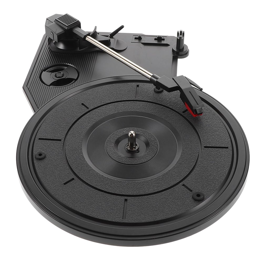 ifundom Retro Gramophone Horn Large Turntable Built-in Stereo Speakers Vinyl Turntable Needle