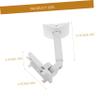 BRIGHTFUFU Adjustable Speaker Wall Bracket Speaker Mount Soundbar Wall Mount Holder for Different Audio Equipment Audio Shelf view 2