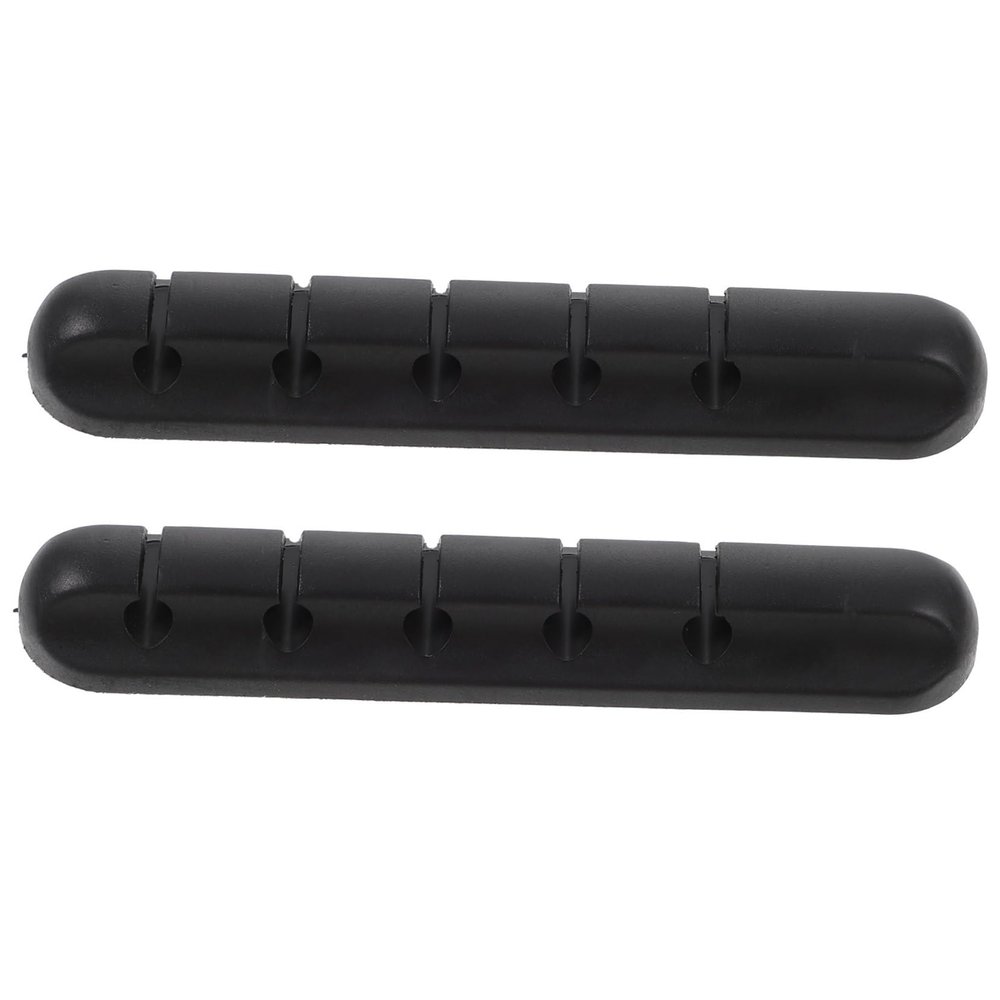 Angoily 2pcs Silicone Data Cable Organizer Creative USB Cable Holder for Home Office Multi-use Cord Management for Car and Desktop and Design
