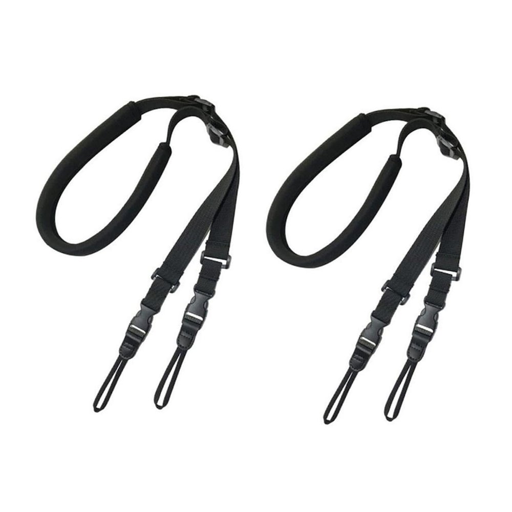 Mikikit 2pcs Camera Belt Adjustable Neck Strap Soft Dslr Shoulder Belt Camera Neck Strap Shock-absorption for Outdoor Use
