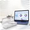 DOITOOL 2pcs Cable Storage Box Lid Clear Cable Organizer Portable Wire Organizer Labels and Ties Rounded Edges for Safety for Use view 3