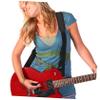 Angoily 2pcs Detachable Guitar Shoulder Strap Pads for Backpack Black Comfortable for Bag Camera Laptop view 3