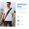 Angoily 2pcs Detachable Guitar Shoulder Strap Pads for Backpack Black Comfortable for Bag Camera Laptop view 4