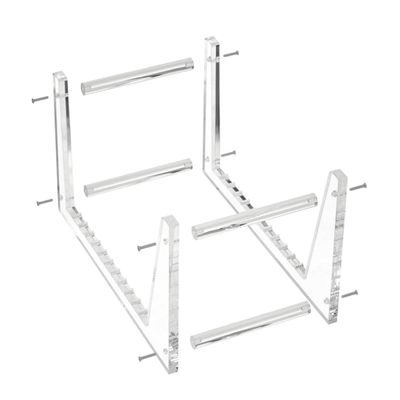 Angoily Acrylic Vinyl Record Holder Cd Storage Rack Display Stands for Office Home Record Player Stand