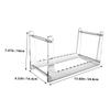 Angoily Acrylic Vinyl Record Holder Cd Storage Rack Display Stands for Office Home Record Player Stand view 2