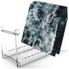 Angoily Acrylic Vinyl Record Holder Cd Storage Rack Display Stands for Office Home Record Player Stand view 4