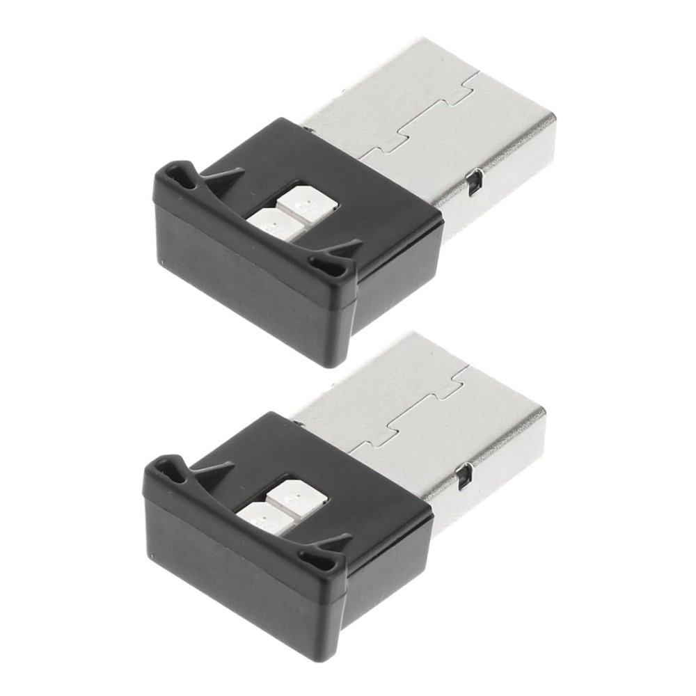 BUGUUYO 2pcs USB Night Light Dimming RGB Car Interior USB Lamp Led for Car Mobile Phone Computer