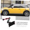 BRIGHTFUFU Car Rear Cell Phone Tablet Holder for Mobile Phone Aluminum Alloy Foldable Design for Car Auto L074b Red view 3