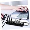 Gadpiparty USB Hub Ports High-Speed Data Transfer Splitter Individual Control and Led Indicator USB Extension for Laptops Printers Cameras view 3
