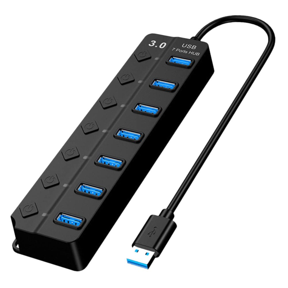 CIYODO USB Hub with Ports for Laptops Fast Data Transfer and Stable Connection USB Expander for Multiple Devices Like Keyboard and Mouse