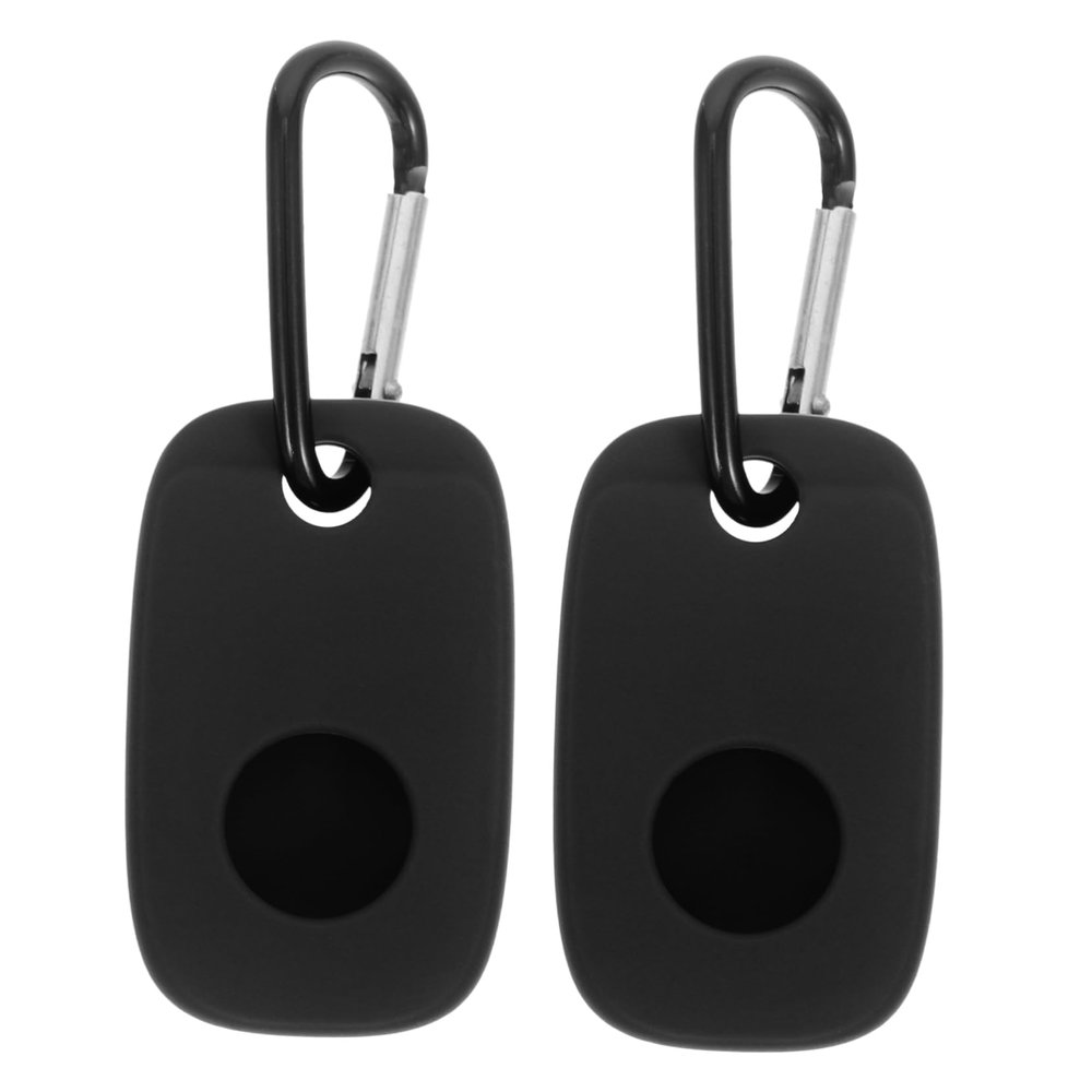 Yardenfun 2pcs Silicone Protector Case for Tile Mate Cover Scratch-Resistant Lightweight Easy Fit for Bluetooth Tracker Black Silicone Tracking Device Holder