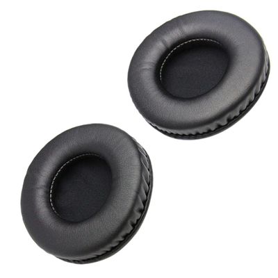 DirectNine Basics Material Round Headphone Covers Replacement Headset Cushions Comfortable Pads for Noise Isolation