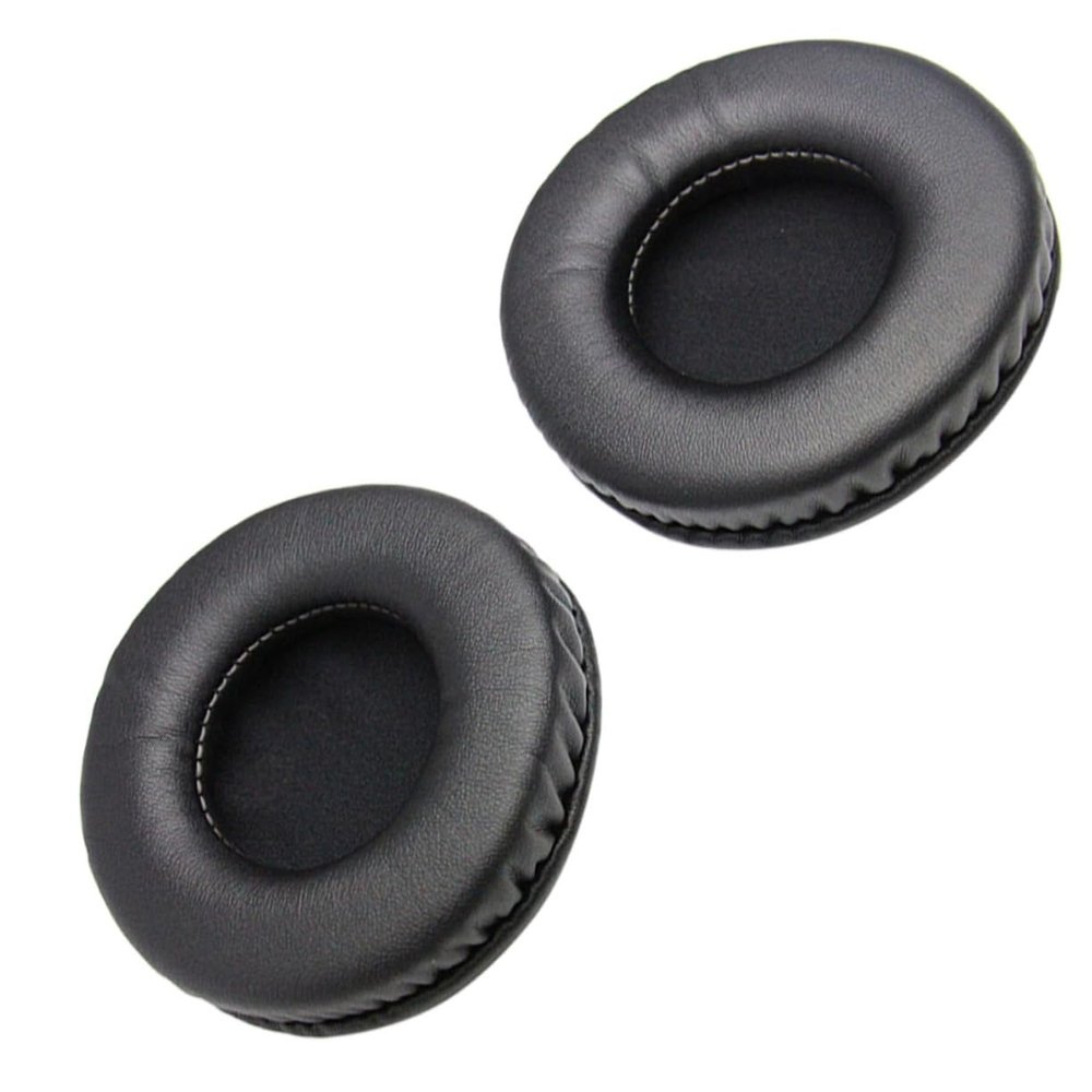 DirectNine Basics Material Round Headphone Covers Replacement Headset Cushions Comfortable Pads for Noise Isolation